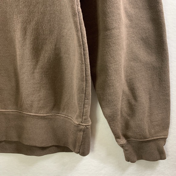 Oarsman 913‎ Mens Embroidered Kalahari Resort Sweatshirt L Brown Thick Relaxed - Picture 4 of 12
